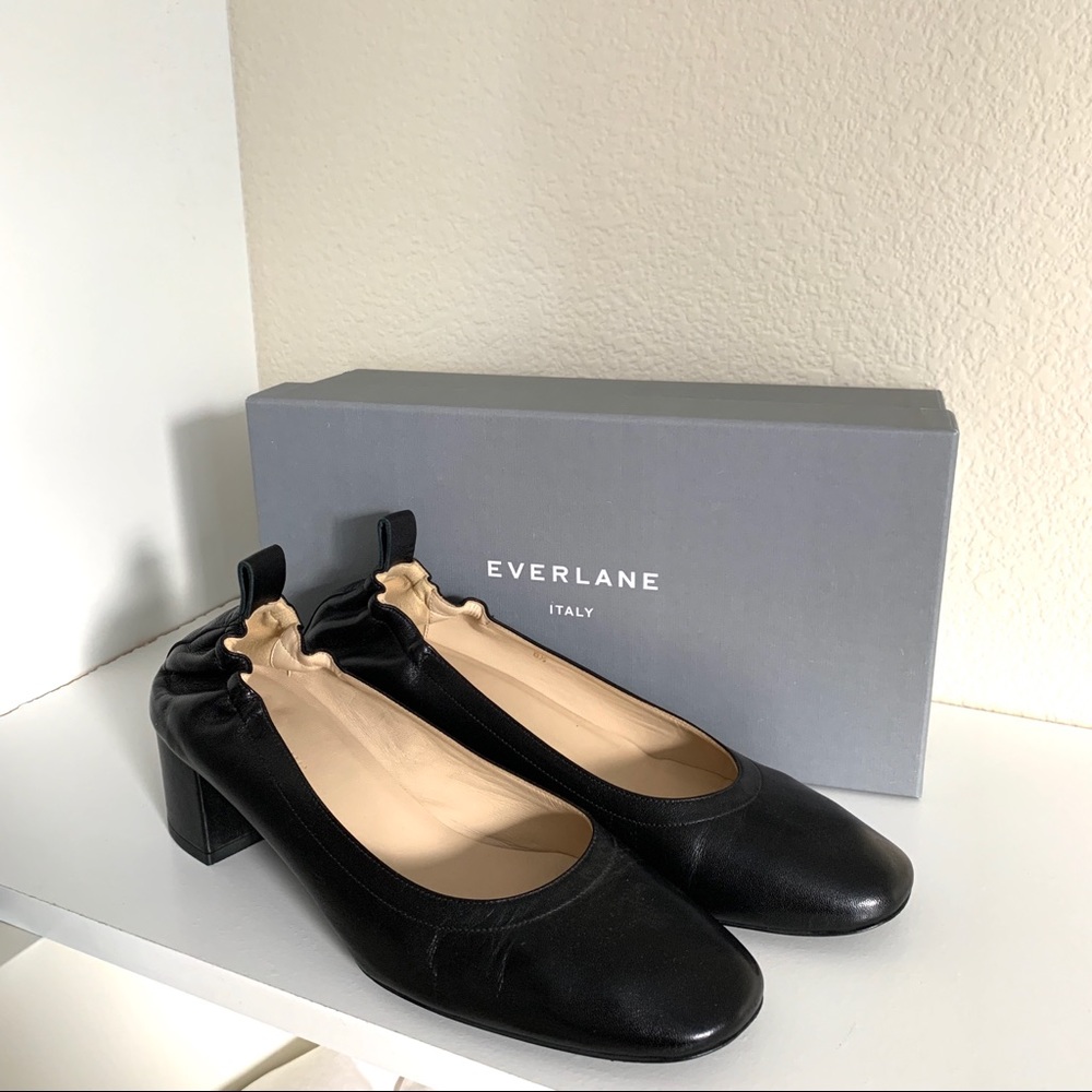 Everlane Black Day Heel 8.5